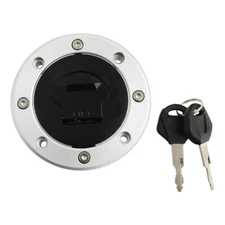 Fuel Tank Gas Cap Cover W/Key Fit For Suzuki GSXR600 1997-2003 GSXR750 2001-2003