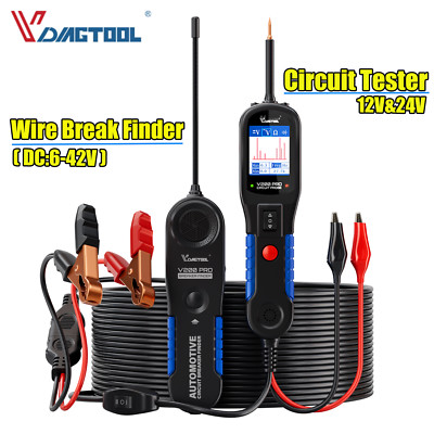 12V 24V Car Electrical Circuit Tester Power Probe 6 Meter AVO Diagnostic Tools