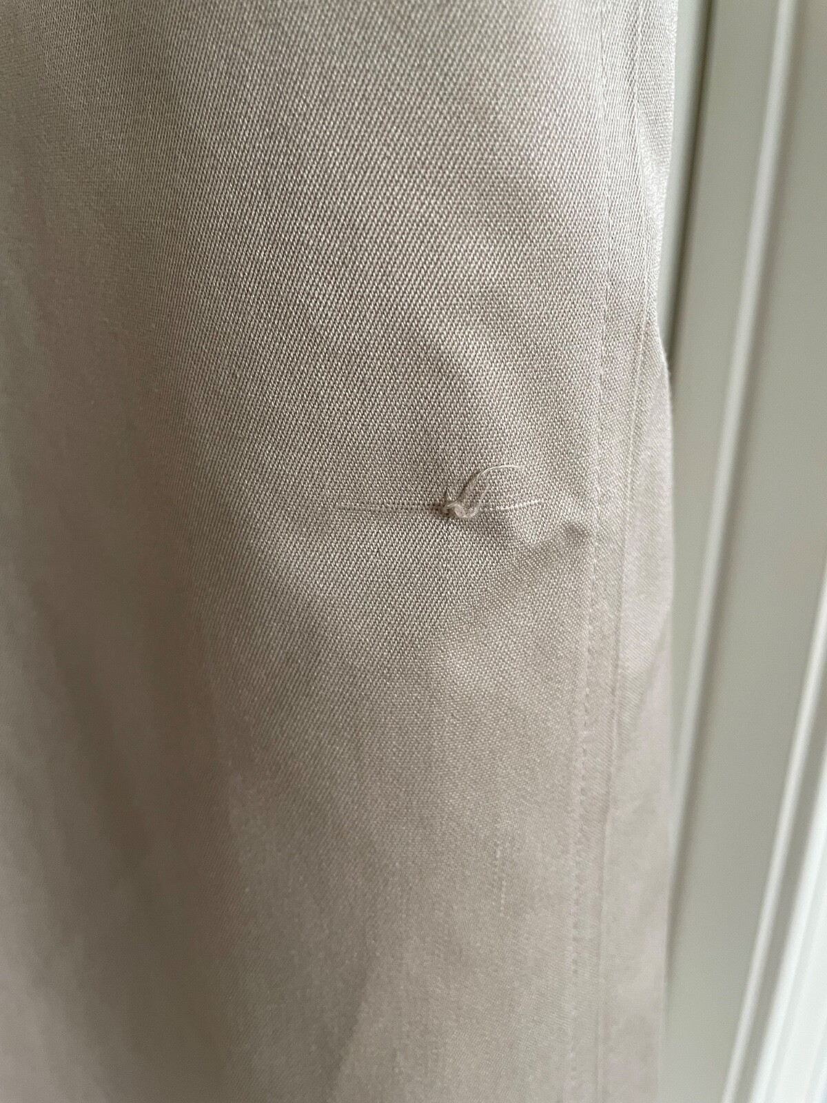 Mens London Towne Overcoat Trench Khaki Faux Fur Insert Vintage Size 40S