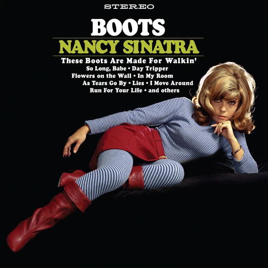 Nancy Sinatra Boots BLUE VINYL LP Record remaster with BONUS TRACKS &BOOK NEW bl - Image 2 of 2