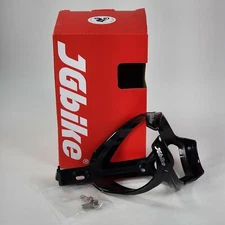 JGBike Bicycle Water Bottle Holder Cage Lightweight Black Mtn Bike Plastic 