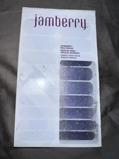 Jamberry Blue Hombre Glitter Sparkles Nail Wraps NEW!  Retired