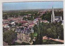 CPSM 85260 LES BROUZILS aerial view center of the village castle of Ligny Edt LAPIE