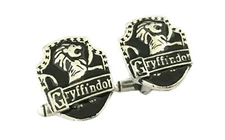 HP Gryffindor Black Fashion Novelty Cuff Links Movie Film Series with Gift Box