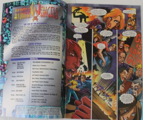ATOMIK ANGELS # 4 COMIC BOOK - 1996 CRUSADE - Bild 3 von 3