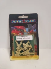 Kryomek Fantasy Miniatures Cyclos Infantry II CYO-003 25mm Sci Fi RPG 