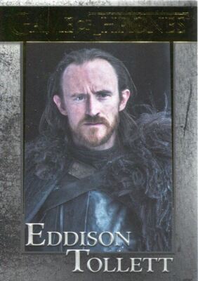 Game Of Thrones Season 7 Gold Parallel Base Card #55 Eddison Tollett