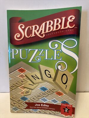 Scrabble Puzzles by Joe Edley Excellent Condition . New
