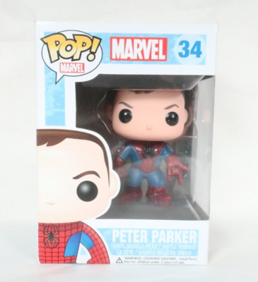 Funko Pop Peter Parker Unmasked Comikaze Exclusive Marvel Funko Pop Peter Parker Unmasked Comikaze Exclusive Marvel