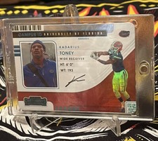 2021 Panini Contenders Kadarius Toney CAMPUS ID Auto Holo RC NY GIANTS Case Hit