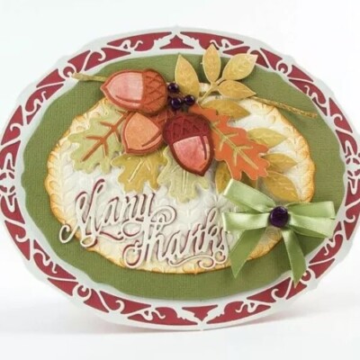 Tonic Studios - Autumn Leaves - Autumnal Oak Die Set 1431e