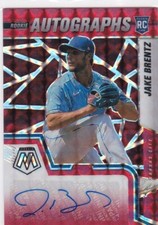 2022 MOSAIC CHOICE FUSION ROOKIE AUTOGRAPGHS JAKE BRENTZ RAM-BR ROYALS