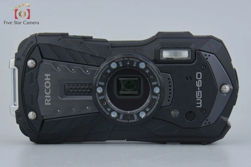 "Shutter count 338" Ricoh WG-60 Black 16.0 MP Waterproof Action Camera w/ Box - Image 4 of 4