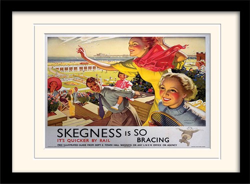 Lincolnshire Tourism Posters Framed Prints Skegness Cleethorpes Mablethorpe - Picture 28 of 30
