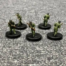 Lot 5 Axis  Allies Miniatures WWII Soldier Tank Miltary 2010 Collection 36
