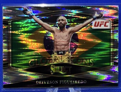 2022 UFC Select PRIZM FLASH Global Icons Deiveson Figueiredo #3 SP