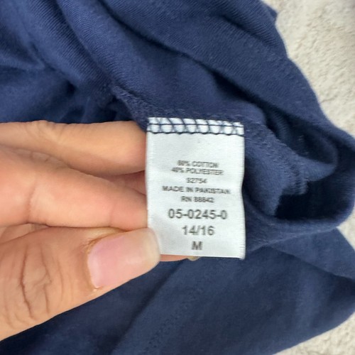 Womanwithin Blue Floral Midi Knit Lounge Dress Womens Size 14/16 Casual Pockets - Picture 14 of 19