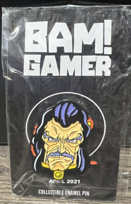 Contra Colonel Bahamut Enamel Pin LE /99 Rare Variant Bam Gamer Box Exclusive