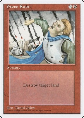 Stone Rain #224 ** (LP) - Fourth Edition MTG