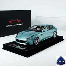1/18 Henson & Heaven HH Model Ferrari FF Light Metallic Blue