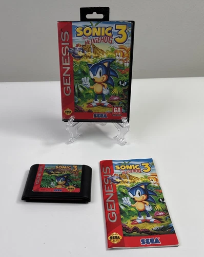 Sonic the Hedgehog 3 (Sega Genesis, 1994) Authentic With Box Tested & Works