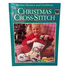 Better Homes and Gardens Christmas Cross-Stitch Hardcover 1987 Vintage