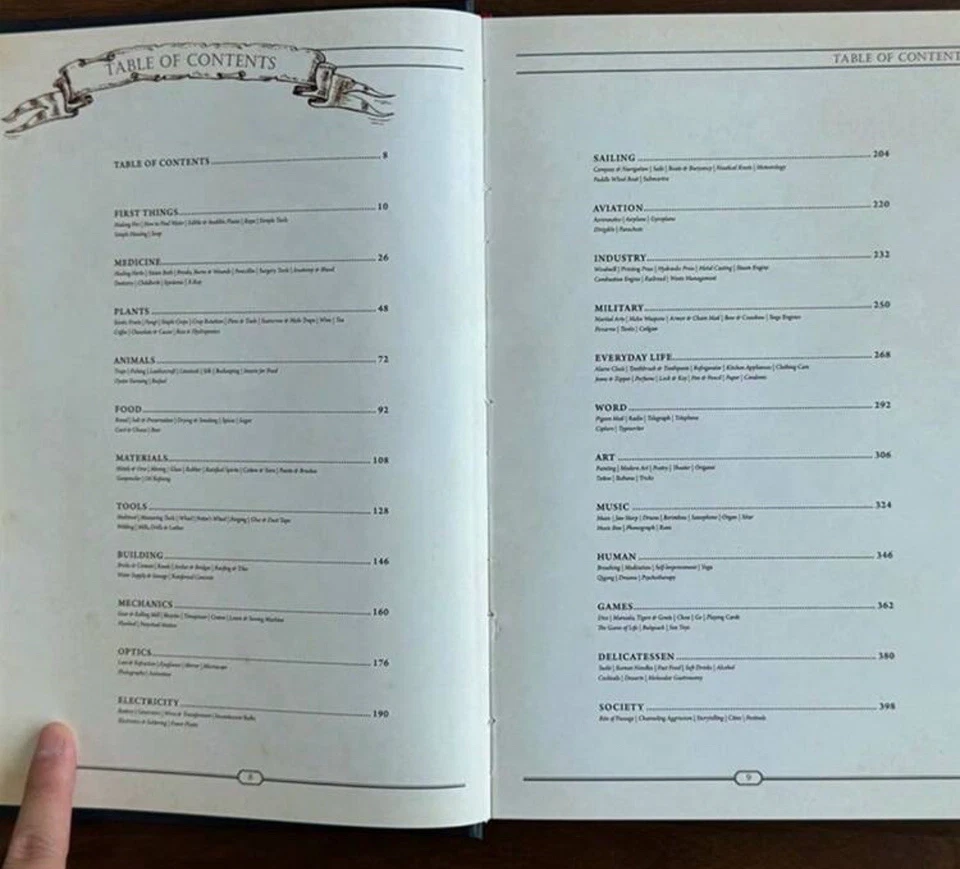 The BOOK The Ultimate Guide to Rebuilding a Civilization B5 (400 Pages) - Image 2 of 4