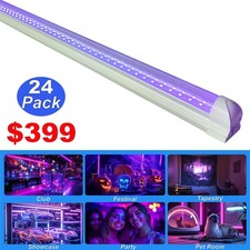 4 Ft UV Led Black Light Bar to Creat Dramatic Atmosphere in Brithday Glow Party