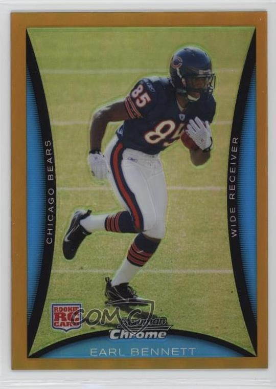 Earl Bennett Bowman Chrome #BC95 Gold Refractor