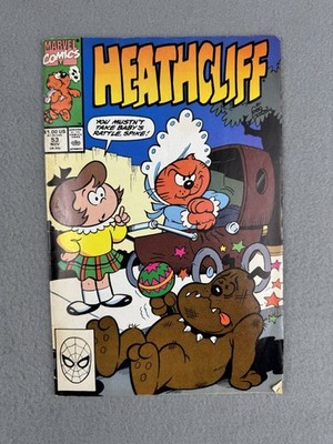 Heathcliff # 53 Marvel Comics~1990~Bagged & Boarded~In Fair Condition!!
