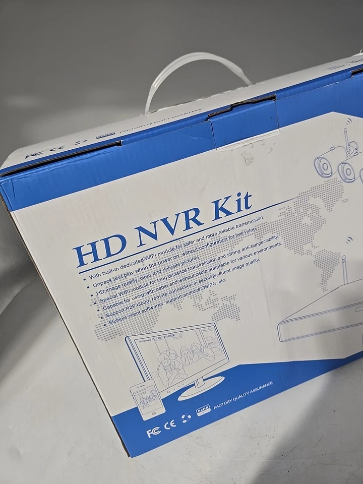 ZOSI 4ch Wireless Security Camera System (ZSWNVK-B42001-US) - Image 2 of 4