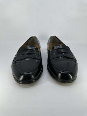 Vintage Fratelli Rossetti Men's Blk Leather Loafers Sz 9 Pre-owned