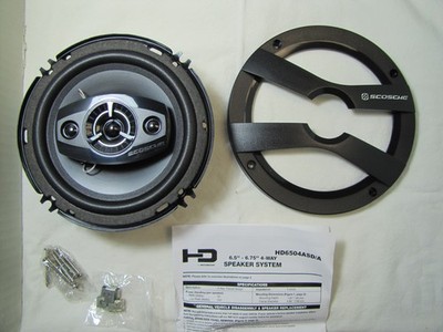SCOSCHE 6.5-6.75'' 200 Watt Peak Model HD6504ASD SINGLE Speaker New