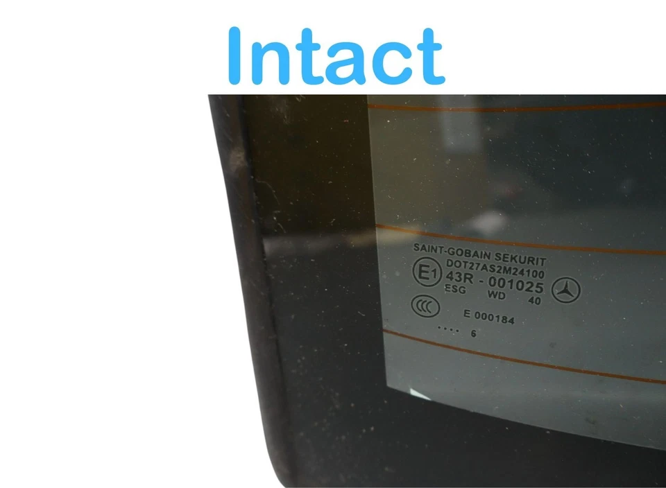03-09 Mercedes CLK500 CLK350 W209 techo corredizo techo corredizo vidrio 2097800021 OEM Foto 3 de 4