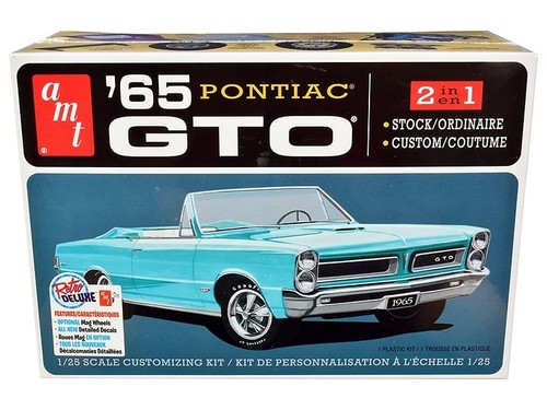 Skill 2 Modellbausatz 1965 Pontiac GTO 2-in-1 Bausatz Maßstab 1:25 Modell von AMT