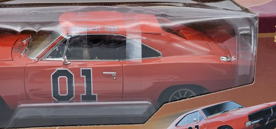 Auto World 1969 Dodge Challenger Dukes of Hazzard General Lee 1:18 NIB RARE - Image 4 of 4