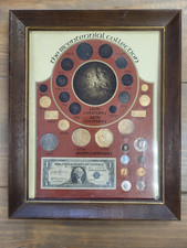 Kennedy Mint Bicentennial Coin Collection 18th & 19th Century Framed Set Star