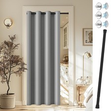 Magnetic Doorway Curtain for Privacy Closet with Rod Room Dividers