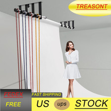 4 Roller Backdrop Support System Photography Background Wall Mount 8 Shaft