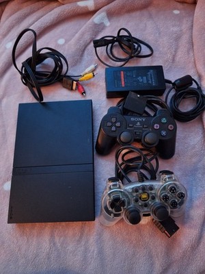 Sony PlayStation 2 Slim mit ein orginaler Controller und nicht originaler 