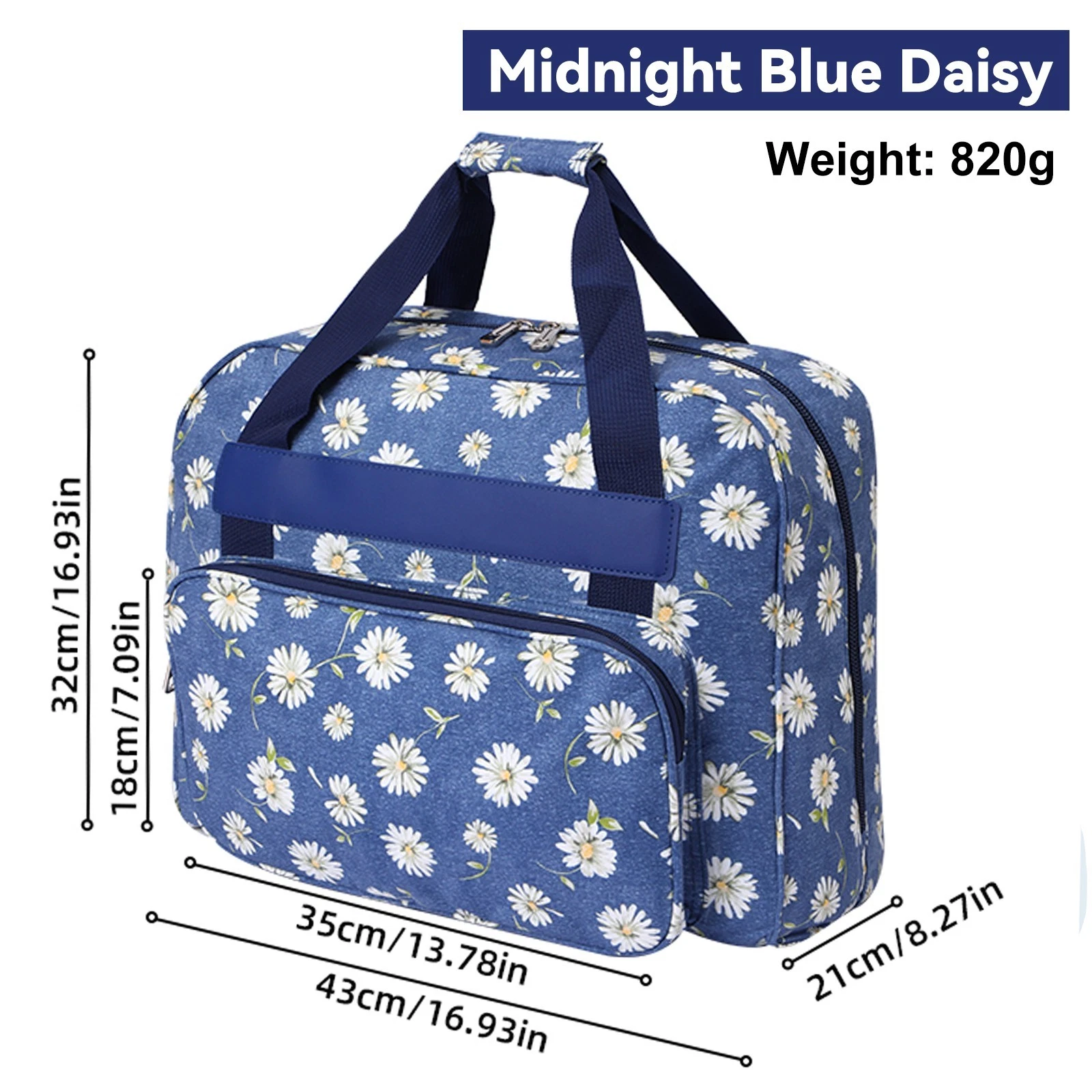 Sewing Machine Tote Dimensions Chart