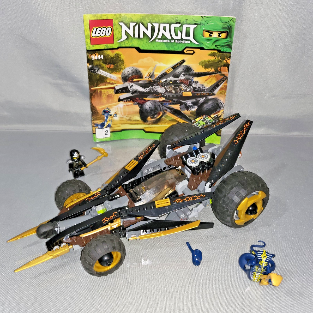 LEGO Ninjago set 9444 Cole's Tread Assault With Minifigures