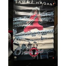 Ultra Rare Sammy Hagar Standing Hampton In Store Promo Poster 36" X 24"