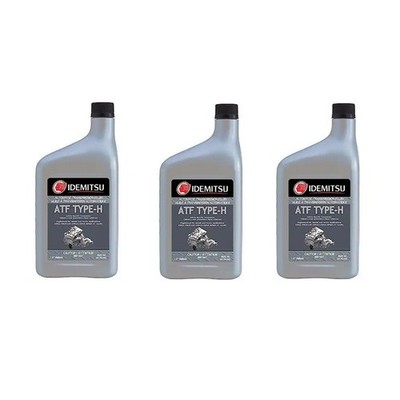 (3 Pack) Idemitsu ATF Type-H Auto Transmission Fluid, 1 Quart - Honda Acura