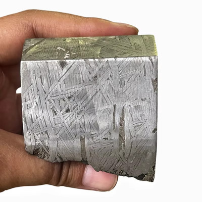 571.5G Muonionalusta meteorite  slice ,Naturally Iron meteorite CC206