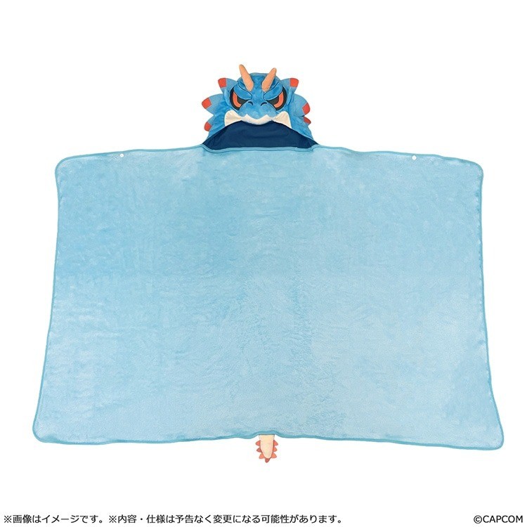 Monster Hunter LAGIACRUS Mondefo Fluffy Poncho Cape Blanket Capcom