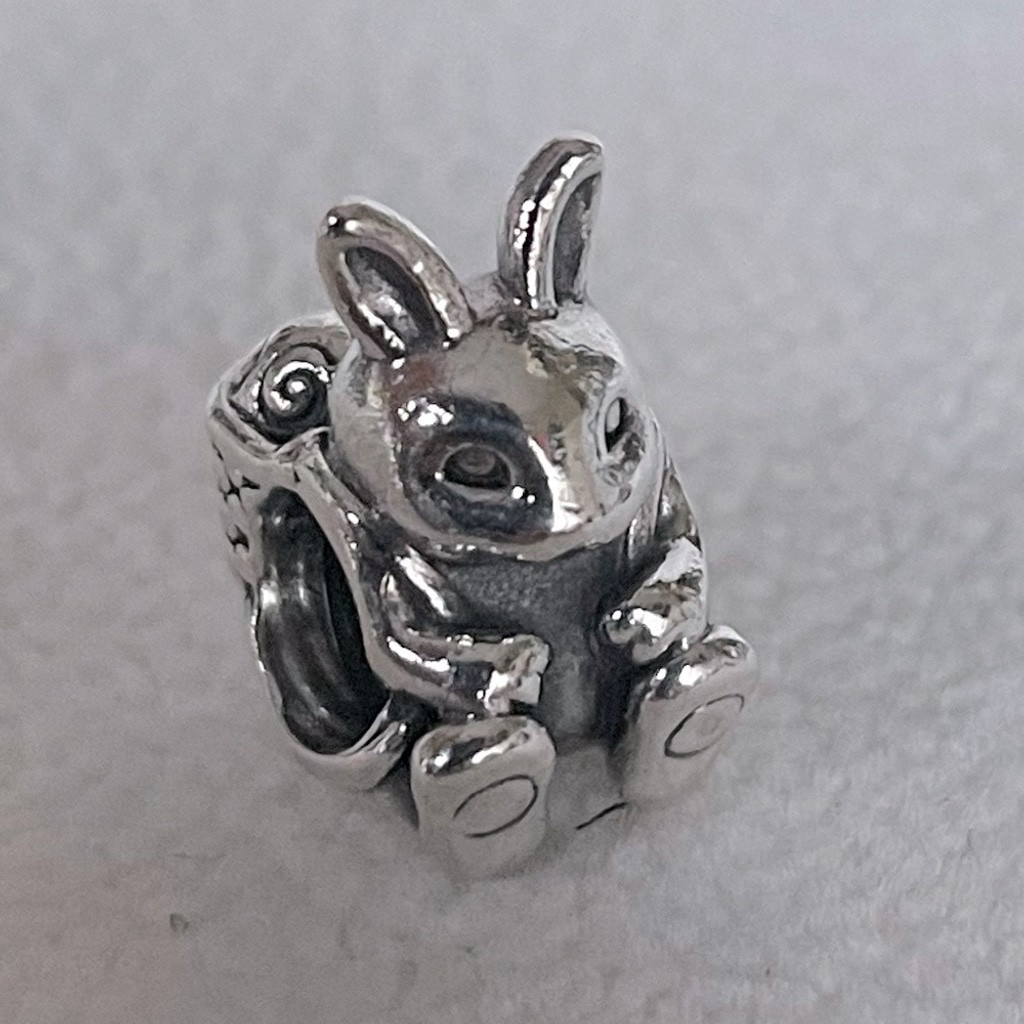 Authentic Pandora Easter Bunny Charm! - image 3