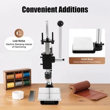 Embossing Press Leather Stamp Punching Tool DIY Leather Craft Imprinting Machine