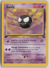 Gastly Fossil 33/62 1st Edition NM on eBay