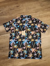 Chubbies Men's Medium M 'The Black Light Night' Performance Polo 2.0 582251 NEW